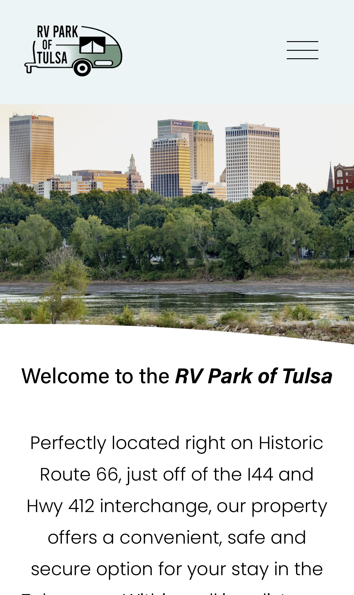 RV Park of Tulsa Web - Mobile Version